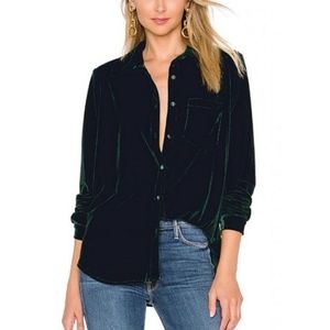 L'Academie Velvet Blouse Reserved for @rubifil1